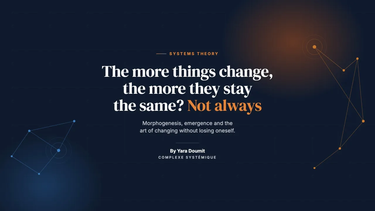 The more things change, the more they stay the same? Not always