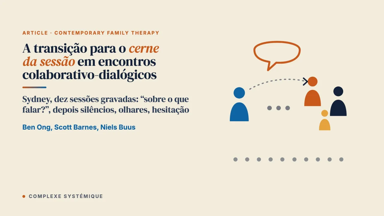 A transição para o cerne da sessão em encontros colaborativo-dialógicos: uma análise da conversa
