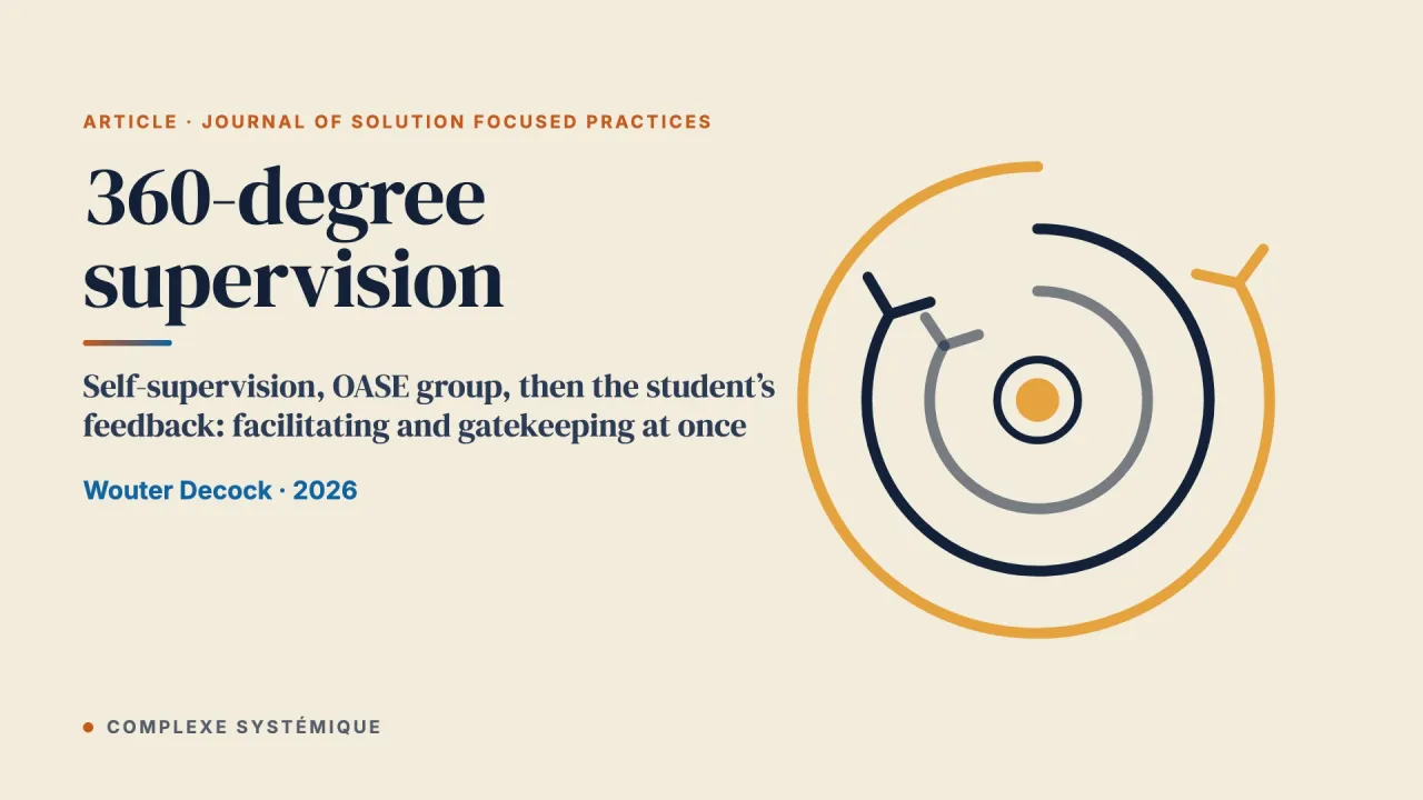 ‘Mitchification’ and reversing roles in a 360-degree solution-focused supervision process