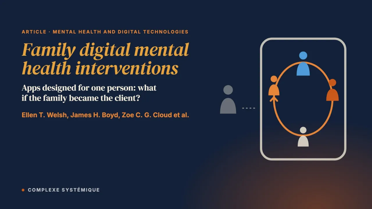 Family digital mental health interventions: aligning design and systemic practice principles