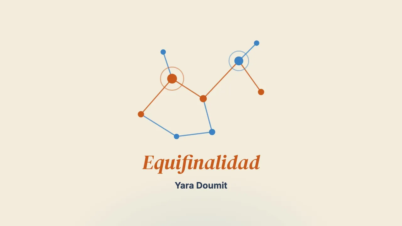 Equifinalidad: una pluralidad de trayectorias para un mismo devenir