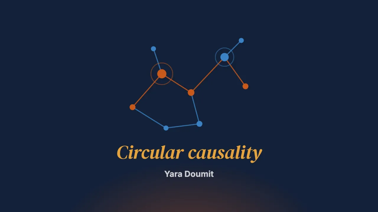 Circular causality: when the cause is also an effect