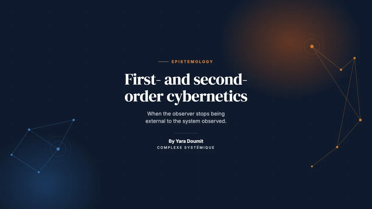First- and second-order cybernetics: from puppeteer to dancer