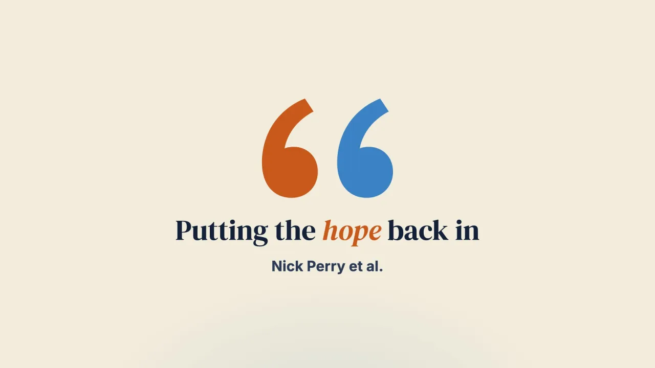 Putting the Hope Back In: Making the Case for Solution Focused Practice in AMHP Interventions