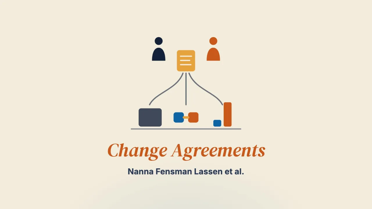 “One Can Have All Sorts of Good Intentions but Sometimes in Everyday Life, It Turns Out Differently”: Change Agreements in Couples' Everyday Lives