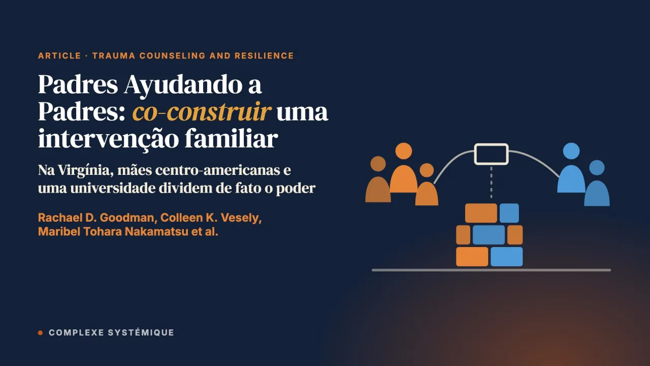 Padres Ayudando a Padres: co-construir uma intervenção de saúde mental centrada na família, de, por e para pais imigrantes da América Central