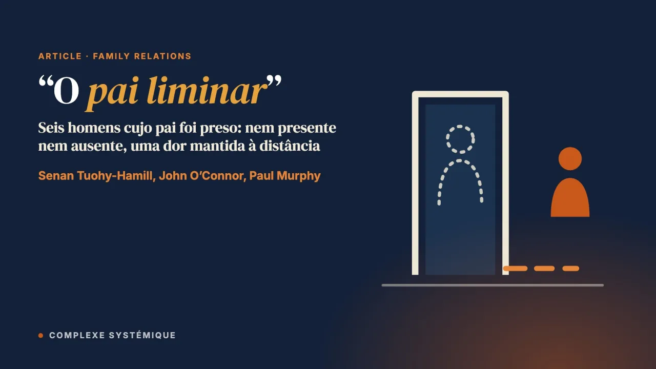 “O pai liminar”: um estudo qualitativo sobre a experiência de homens cujo pai foi preso