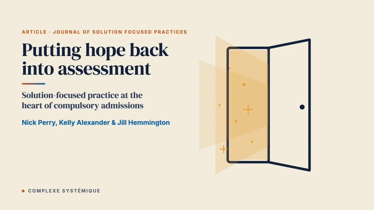Putting the Hope Back In: Making the Case for Solution Focused Practice in AMHP Interventions