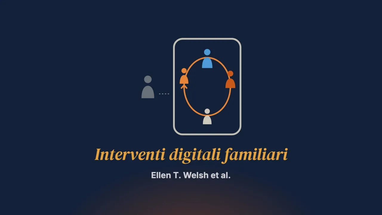 Interventi digitali familiari per la salute mentale: allineare la progettazione ai principi della pratica sistemica