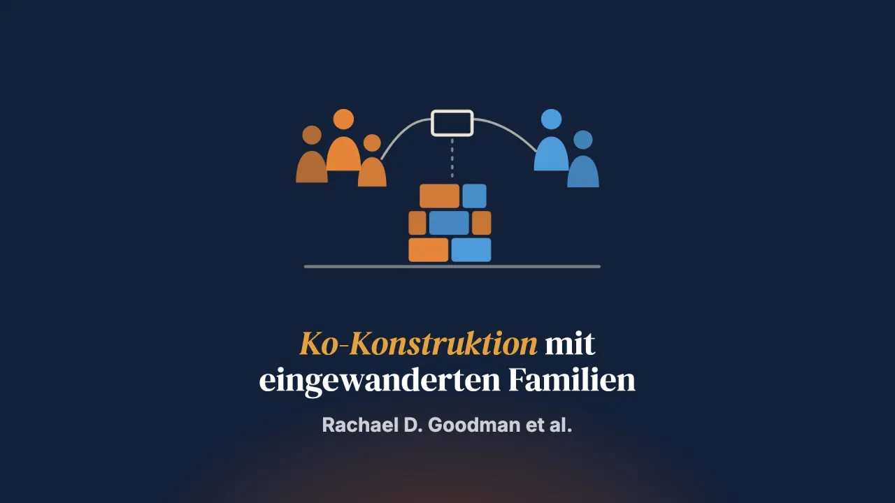 Padres Ayudando a Padres: Ko-Konstruktion einer familienzentrierten Intervention zur psychischen Gesundheit von, mit und für eingewanderte Eltern aus Zentralamerika