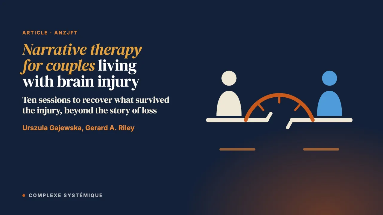 Using Narrative Therapy for Couples to Address Discontinuity Narratives in Couples Living with Brain Injury