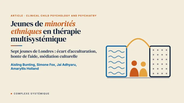 Considérations pour les jeunes de minorités ethniques en thérapie multisystémique