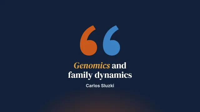The articulation between genomics and family dynamics