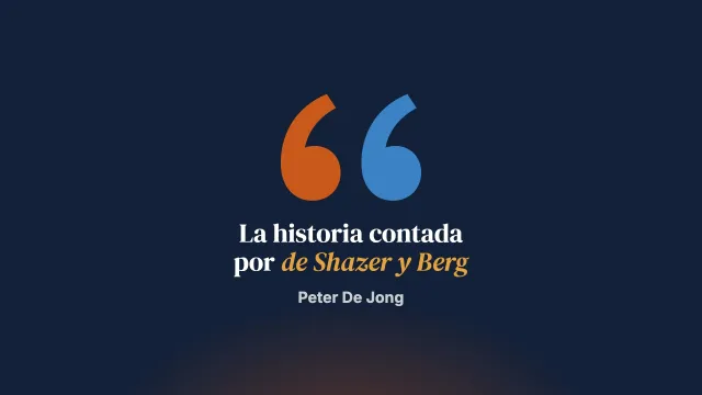 Breve historia informal de la TBCS contada por Steve de Shazer e Insoo Kim Berg