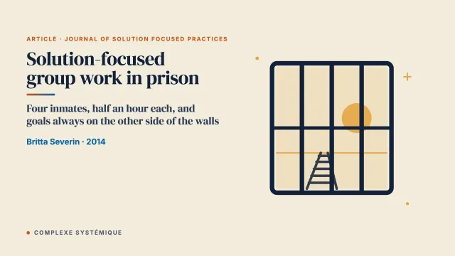 Solution-Focused Group Work in Prison