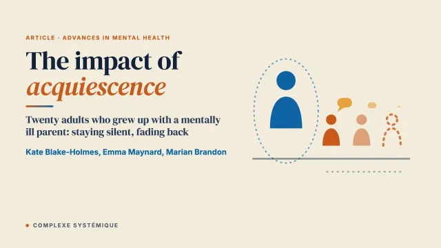 The impact of acquiescence: a model of coping developed from children of parents with mental illness