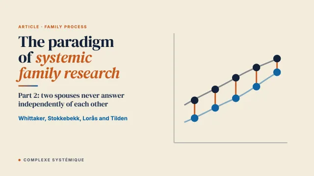 Researching what we practice—The paradigm of systemic family research: Part 2