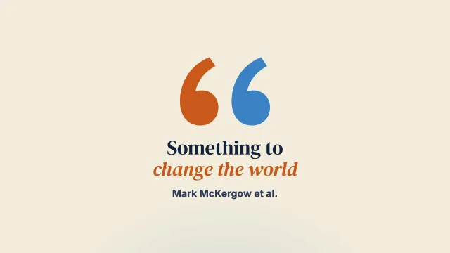 Elfie J Czerny and Dominik Godat: Something That Could Change the World