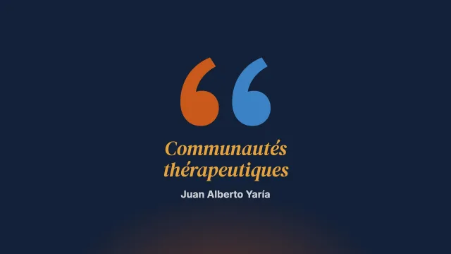 Toxicomanie et communautés thérapeutiques professionnelles