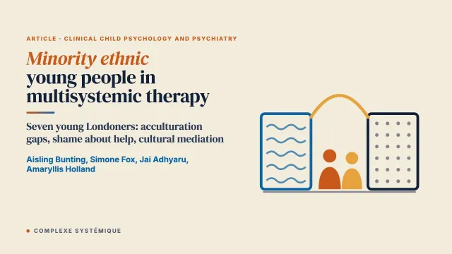 Considerations for minority ethnic young people in multisystemic therapy