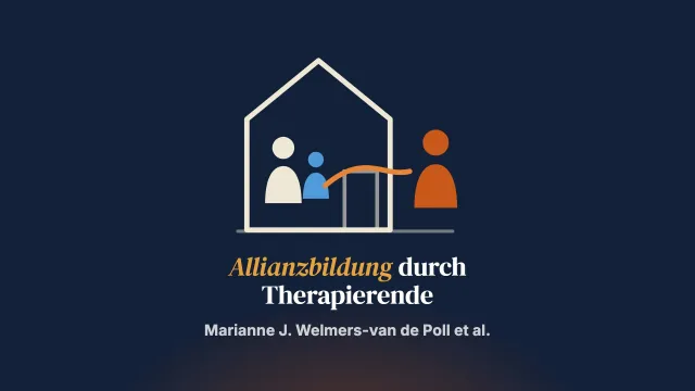 Der Beitrag zur Allianz von Therapierenden in der aufsuchenden Familienbehandlung: die Rolle allianzbildender Verhaltensweisen, der Persönlichkeit und der klinischen Erfahrung