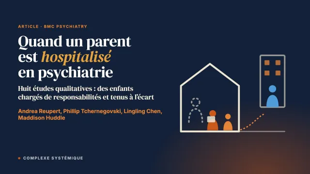 L’expérience des membres de la famille lors de l'hospitalisation d’un parent pour un trouble psychique : une revue systématique qualitative