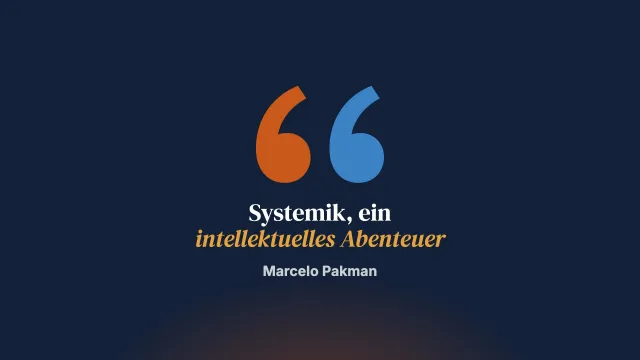 Systemische Therapie: die professionelle Reife eines intellektuellen Abenteuers