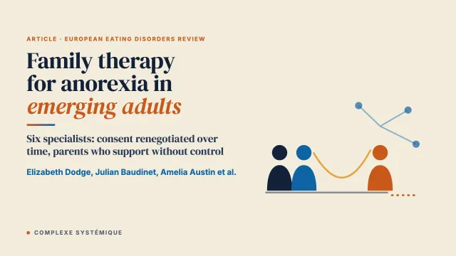 Family therapy for emerging adults with anorexia nervosa: Expert opinion on evidence, practice considerations, and future directions