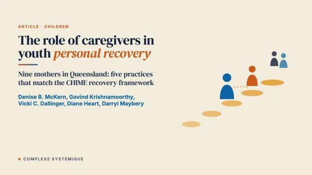 The Role of Caregivers in Supporting Personal Recovery in Youth with Mental Health Concerns