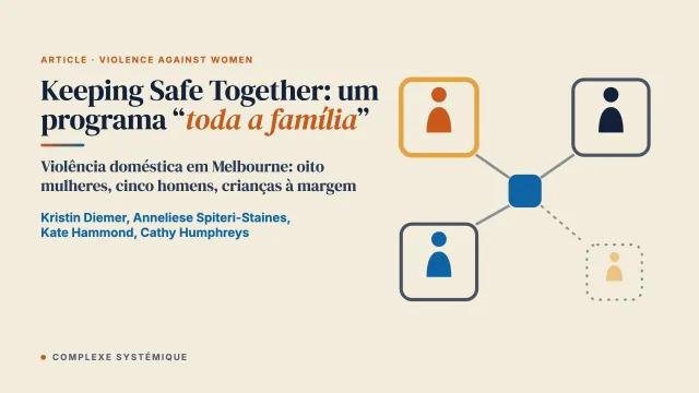 Keeping Safe Together: a experiência de homens e mulheres em um programa-piloto de intervenção “toda a família” contra a violência doméstica em Melbourne, na Austrália