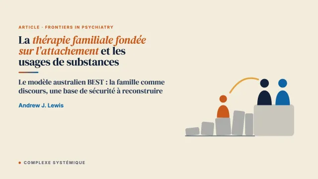 La thérapie familiale fondée sur l’attachement pour les usages de substances à l’adolescence : passer au niveau des systèmes
