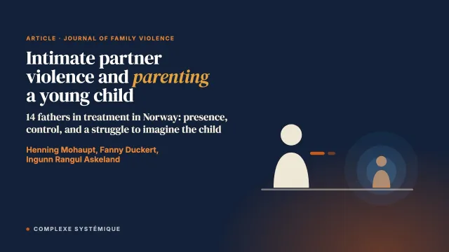 How Do Men in Treatment for Intimate Partner Violence Experience Parenting their Young Child? A Descriptive Phenomenological Analysis