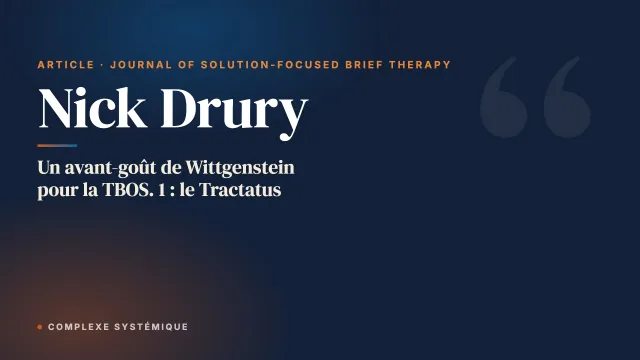 Un avant-goût de Wittgenstein pour la TBOS. 1 : le Tractatus