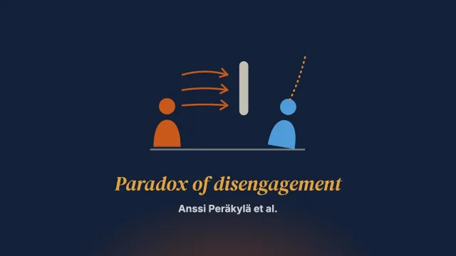 The paradox of disengagement: Bodily displays of inattention in couple therapy
