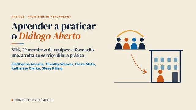 Aprender a praticar o Diálogo Aberto: um estudo qualitativo sobre a formação das equipes e a transição para a prática