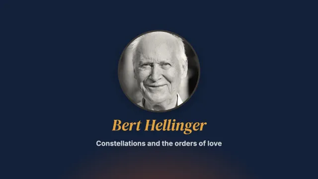 Systemic psychotherapy of constellations and the orders of love. Interview with Bert Hellinger