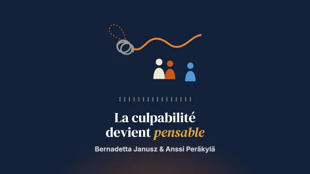 La culpabilité devient pensable : histoire interactionnelle d’une thérapie après une perte ambiguë