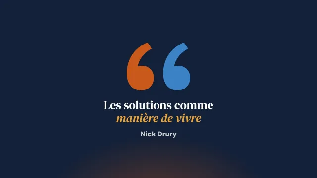 Pas de théorie : la pratique orientée vers les solutions est une manière de vivre