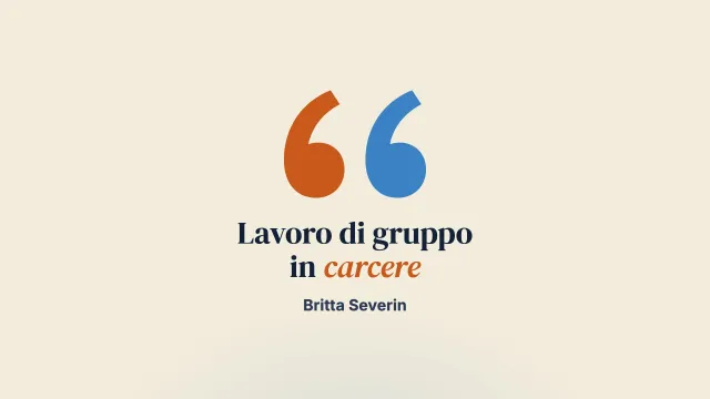 Lavoro di gruppo centrato sulla soluzione in carcere