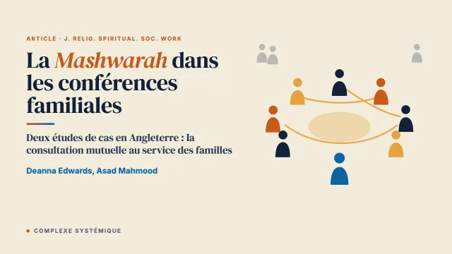 Utiliser le concept de Mashwarah dans les conférences familiales avec des familles musulmanes britanniques