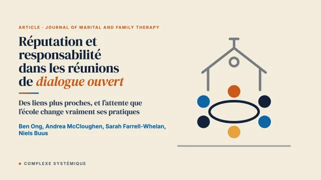 Réputation et responsabilité : une étude qualitative de l’expérience des parents lors des réunions de dialogue ouvert à l’école
