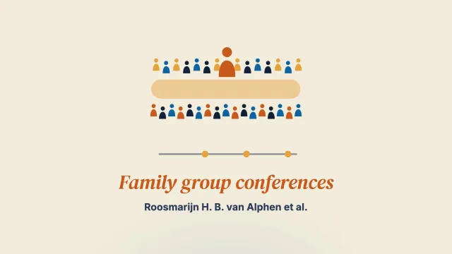 Family group conferences for suicidal adolescents: Promising results from naturalistic case study research