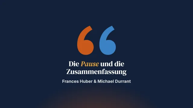 Die Pause (und die Zusammenfassung) in der lösungsfokussierten Kurzzeittherapie: ihre Bedeutung und wie Klientinnen und Klienten sie erleben