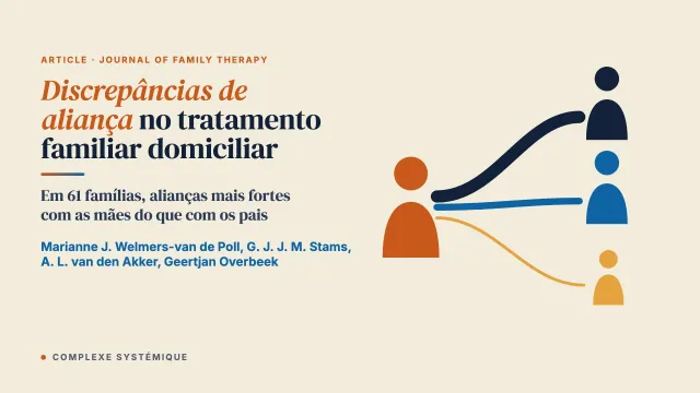 Discrepâncias de aliança no tratamento familiar domiciliar: ocorrência, evolução e o olhar de terapeutas
