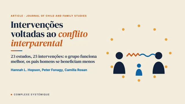A eficácia das intervenções voltadas ao conflito interparental na melhoria dos desfechos familiares: uma revisão sistemática