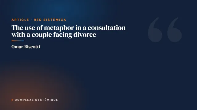 The use of metaphor in a consultation with a couple facing divorce