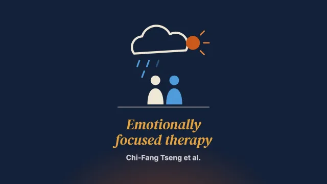 Exploring the effectiveness of emotionally focused therapy for depressive symptoms and relationship distress among couples in Taiwan: A single‐arm pragmatic trial