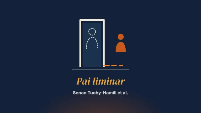 “O pai liminar”: um estudo qualitativo sobre a experiência de homens cujo pai foi preso