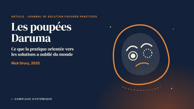 Les poupées Daruma et la pratique orientée vers les solutions