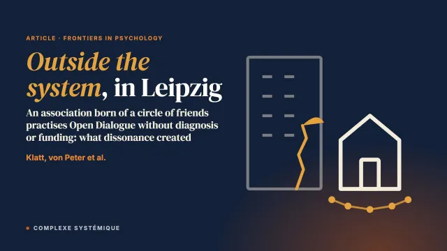 Dissonance as a productive force in the emergence of alternative crisis support and impetus for social change—principles and organizational form of the association Open Dialogue Leipzig e.V.
